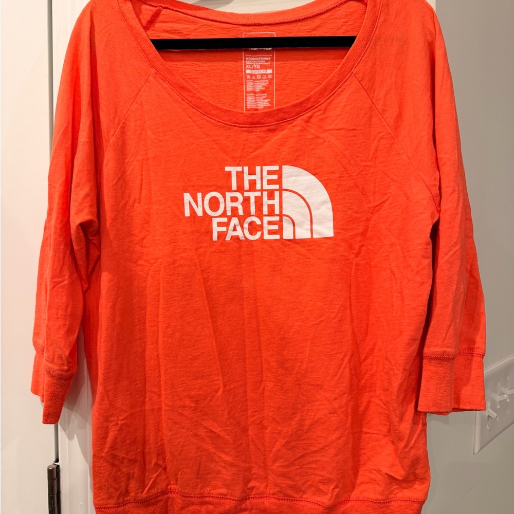 The North Face Women's Bright Orange Logo Pullover